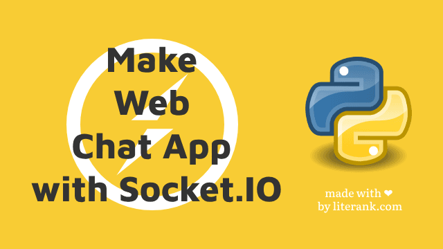 Python: Make Web Chat App with Socket.IO