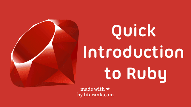 Quick Introduction to Ruby