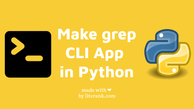 Make grep CLI App in Python