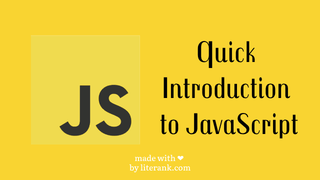 Quick Introduction to JavaScript